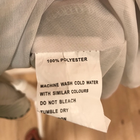 Vintage Green Tropical V-Neck Flowy Dress - Picture 7 of 7